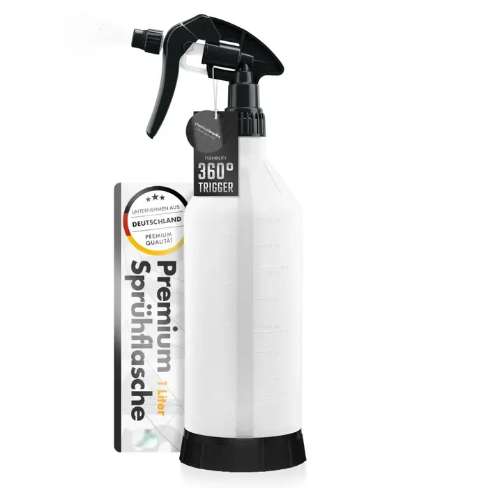 ChemicalWorkz ChemicalWorkz  Sprühflasche Schwarz mit 360° Canyon Trigger 1L