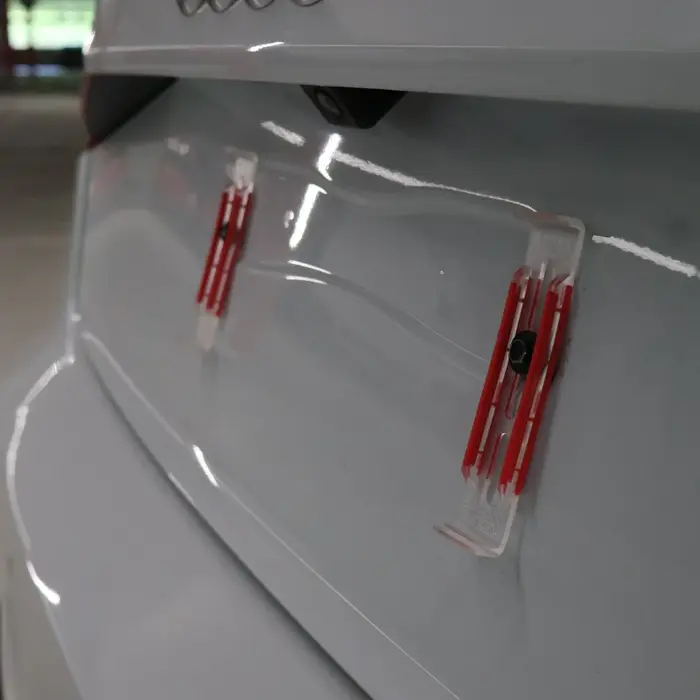 Auduro Klick Nummernschild Kennzeichenhalter Set Langformat