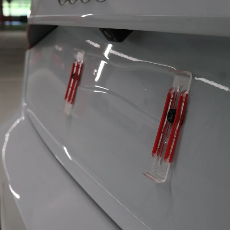 Auduro Klick Nummernschild Kennzeichenhalter Set Langformat