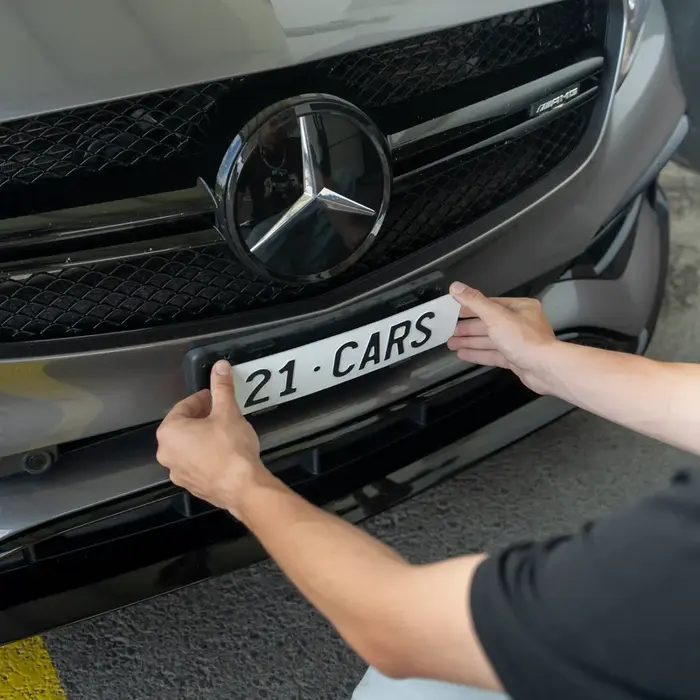 21Cars 21Cars Kennzeichenhalter Klick Langformat V4