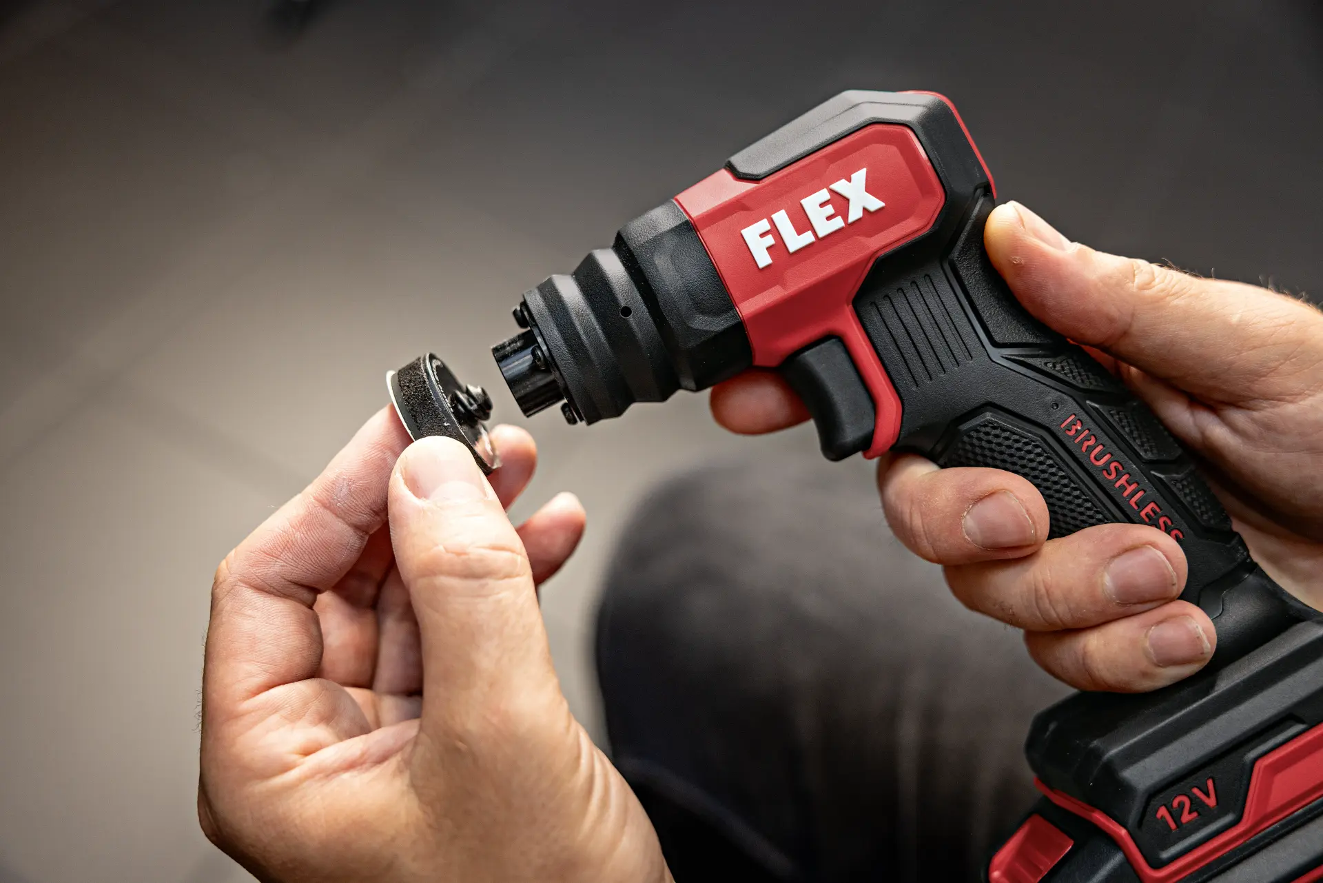 Flex Tools FLEX SPS 3 12-EC C Akku-Blütenschleifer 12 V, oszillierend
