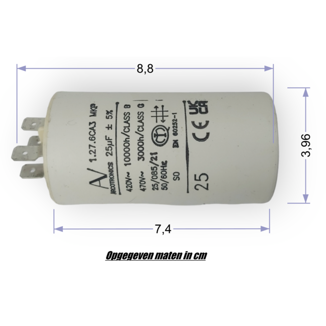 DAB pumps  DAB Condensator 25µF - R00010362