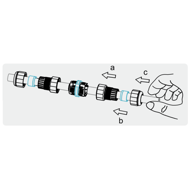 Tecnoplastic Techno Connector (kabel verbinder vochtige locaties)