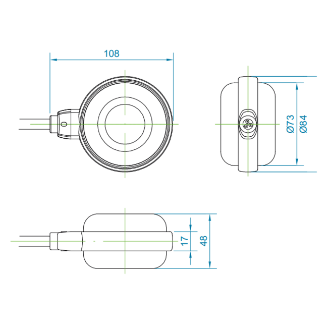 Tecnoplastic Vlotter Olympic 02 - H05 3X1 ledigen/vullen