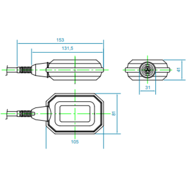Tecnoplastic Vlotter FOX G05 - H05 3X1 ledigen/vullen