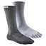 Injinji Men's Liner+Hiker Crew Charcoal + Gray
