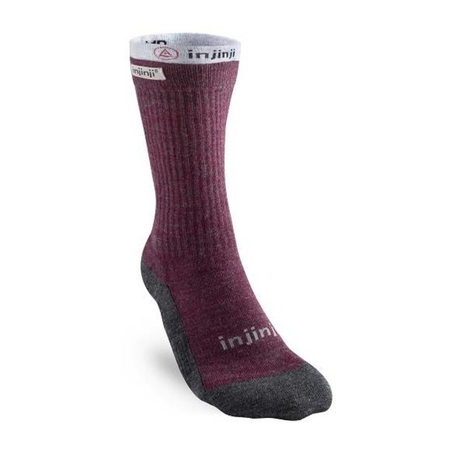 Womens Liner+Hiker Crew Maroon