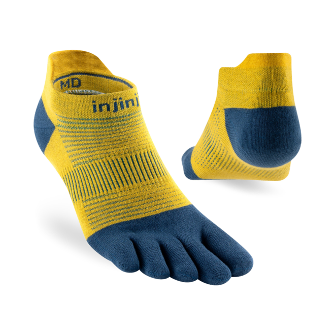 Run Lightweight No-Show Coolmax Royal Yellow