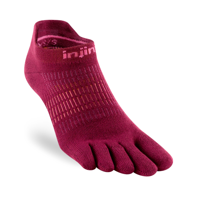 Women's Run Lightweight No-Show Coolmax Beetroot