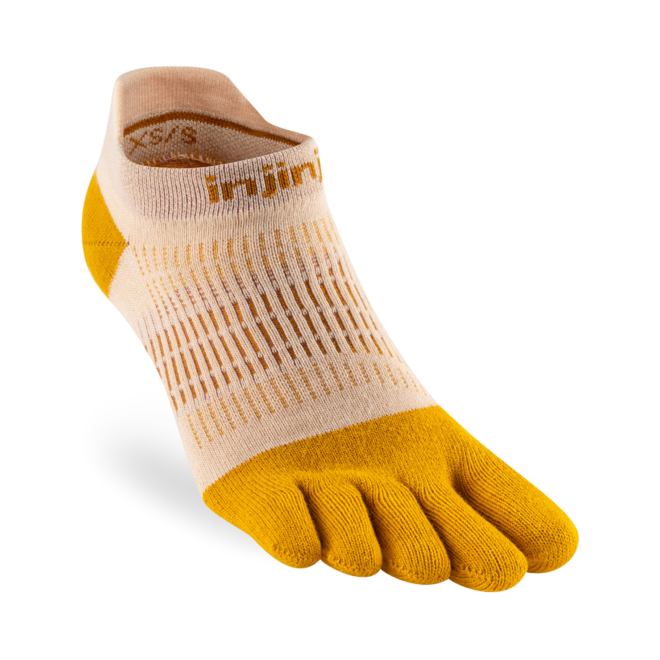 Women's Run Lightweight No-Show Coolmax Golden Spice