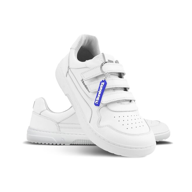 Zing Velcro All White Leather