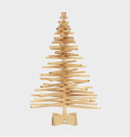 Houten kerstboom grenenhout mini