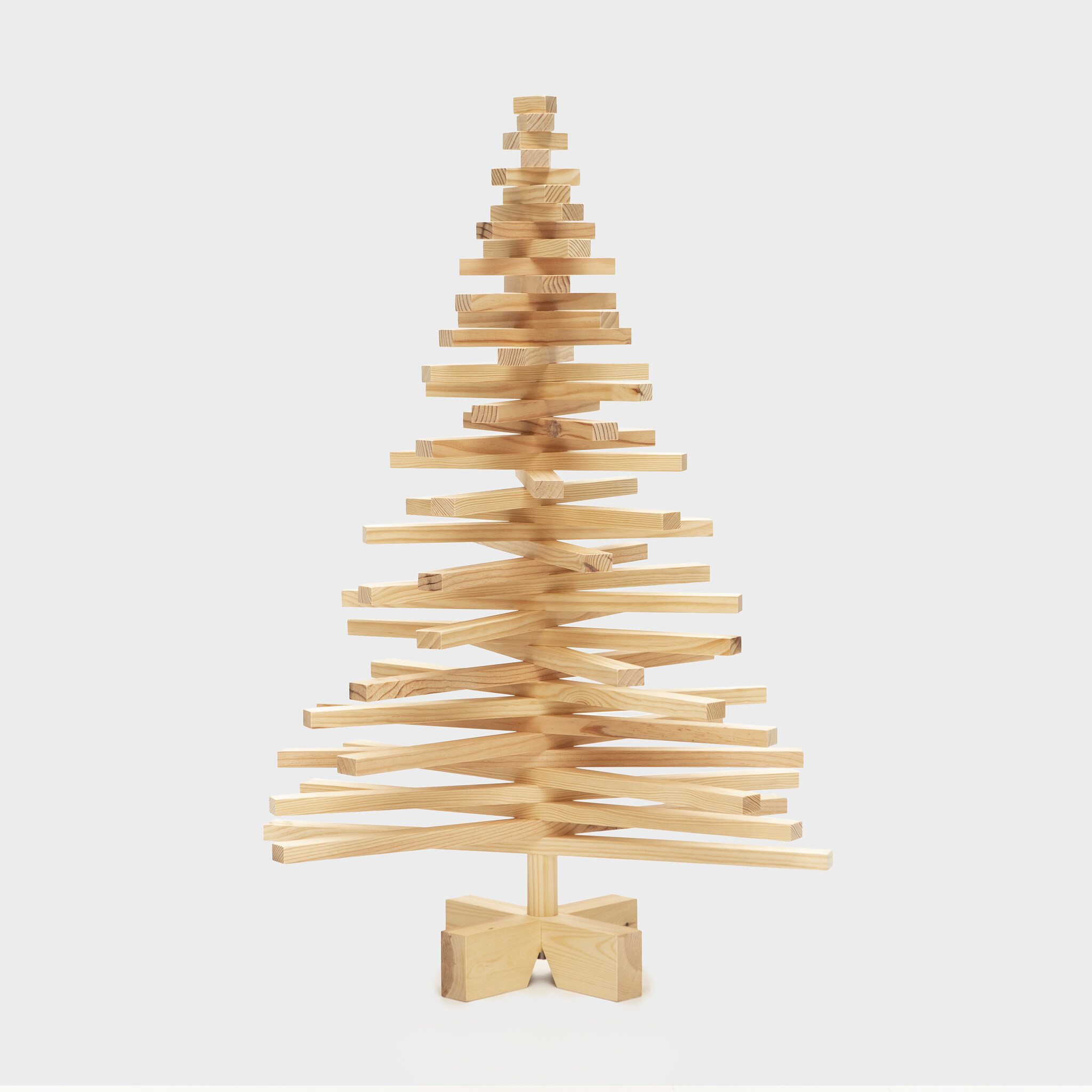 Houten kerstboom en paasei combinatie set