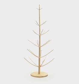 Houten kerstboom zilverspar