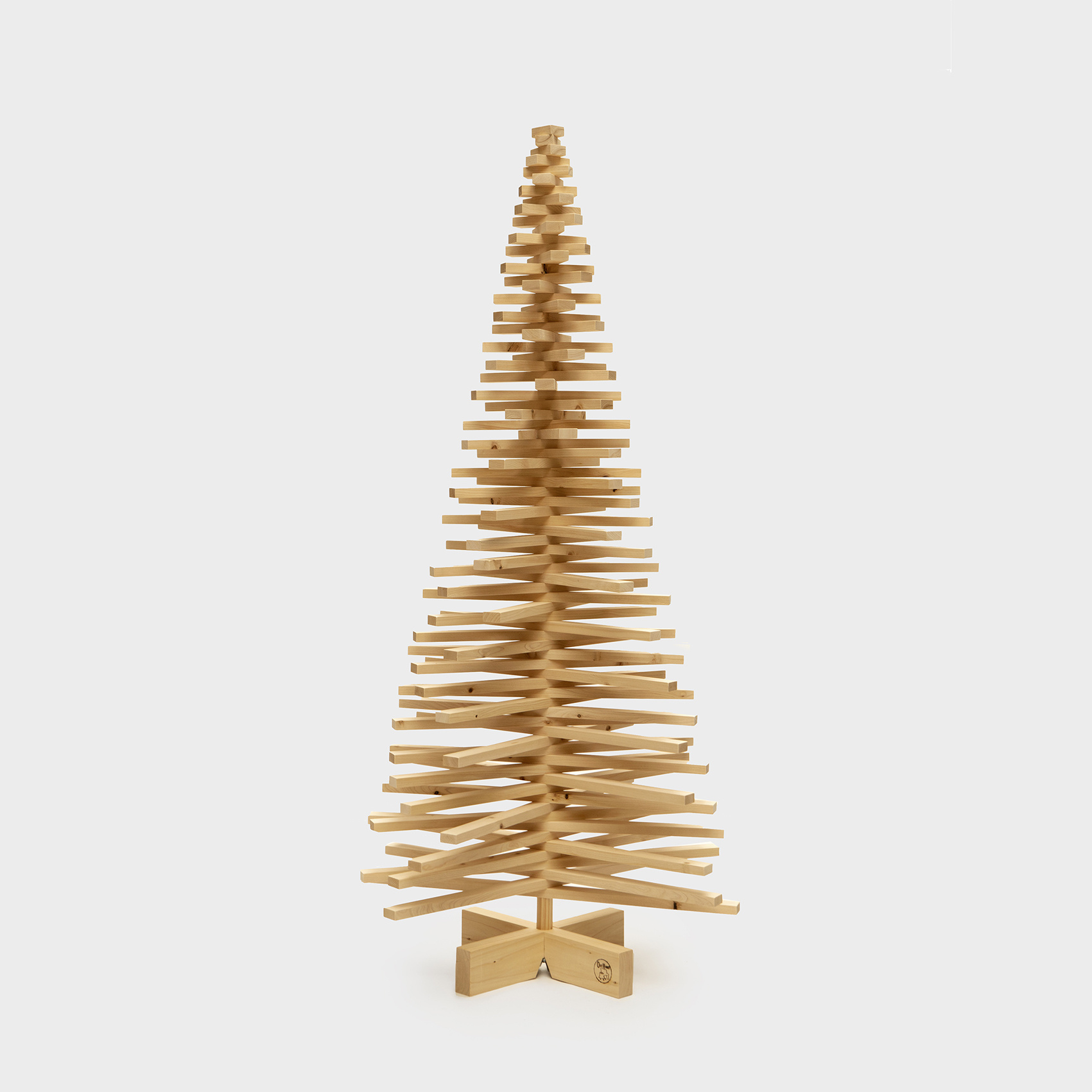 Houten kerstboom coniferenhout