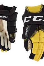 CCM SUPER TACKS Handschoenen  (SR) Zwart/Geel