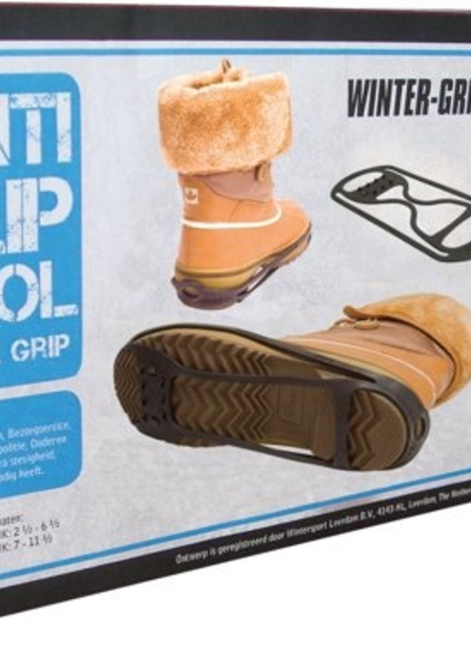 Winter Grip Winter-grip Antislip Zool - Single Grip - Zwart