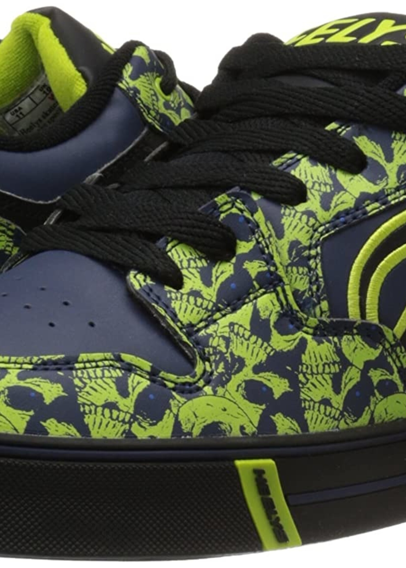 Heely's Heelys Motion Plus Black Navy Lime skulls