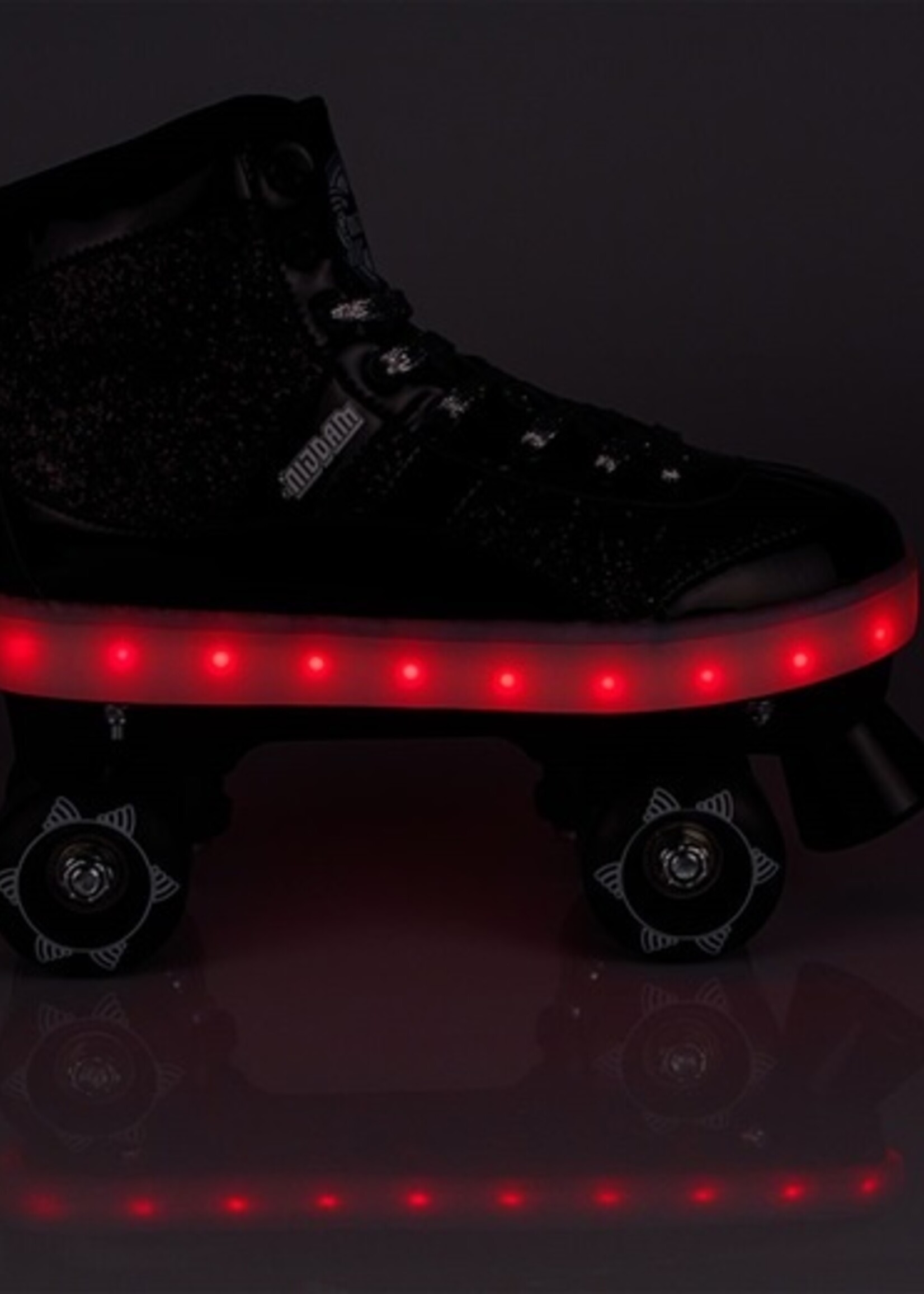 Nijdam 52TA Roller Skates Flashing Gliter and Glamour