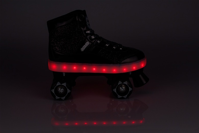 Nijdam 52TA Roller Skates Flashing Gliter and Glamour