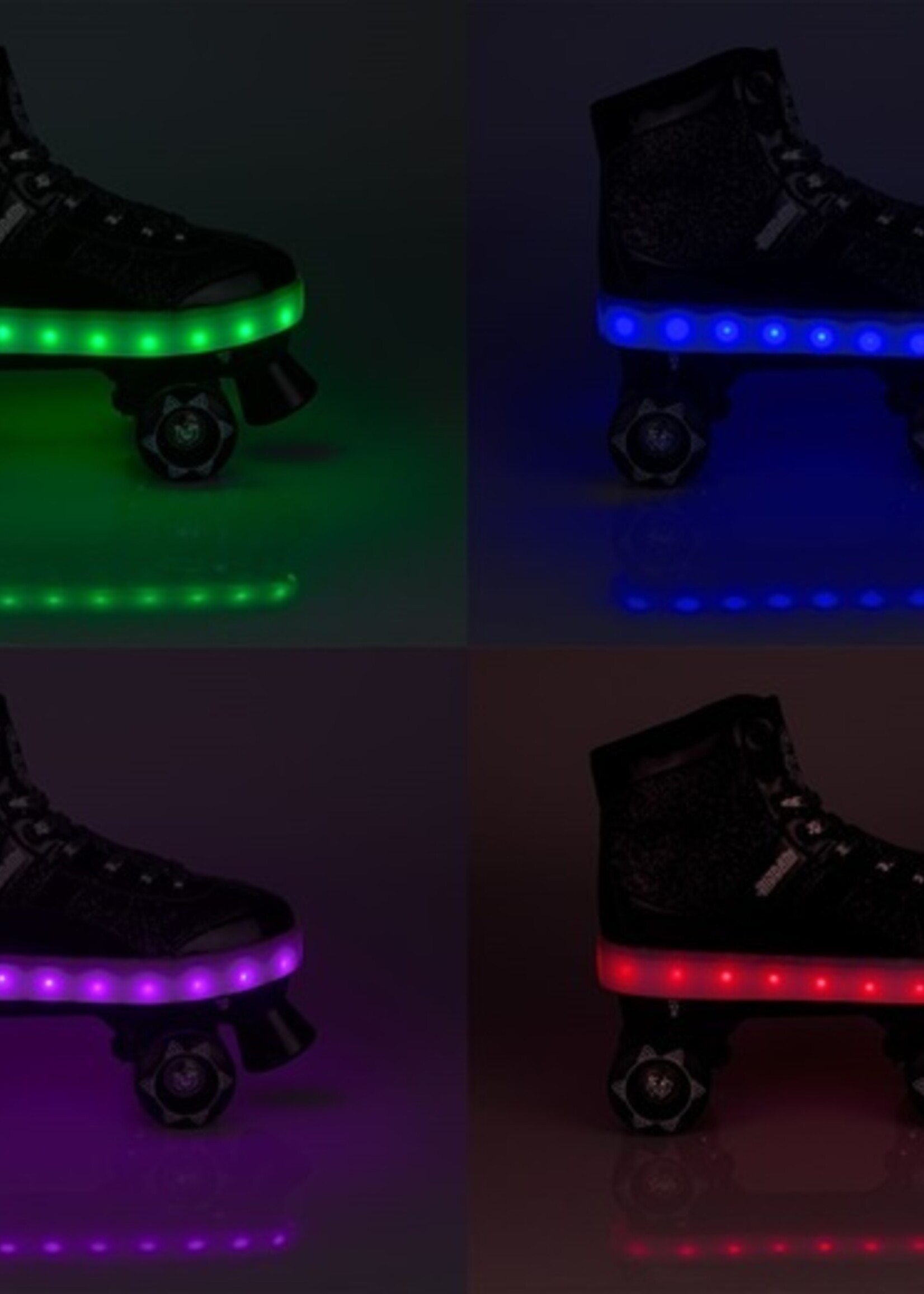 Nijdam 52TA Roller Skates Flashing Gliter and Glamour