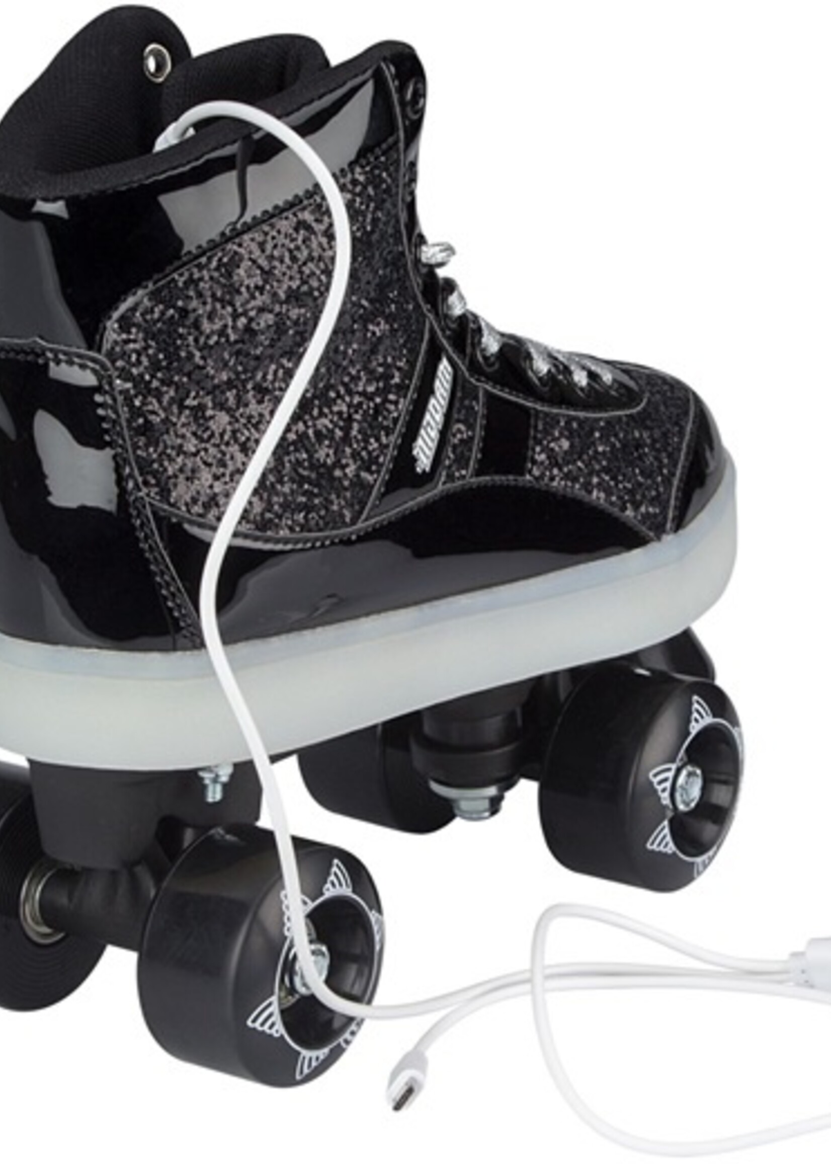 Nijdam 52TA Roller Skates Flashing Gliter and Glamour