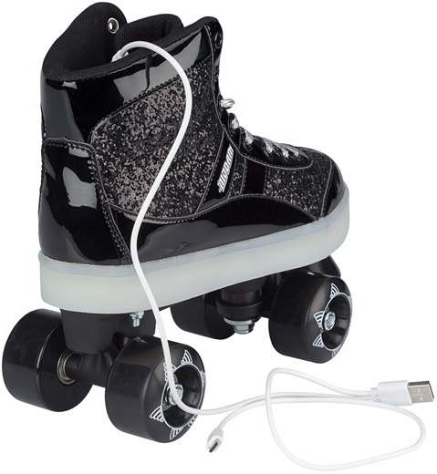 Nijdam 52TA Roller Skates Flashing Gliter and Glamour