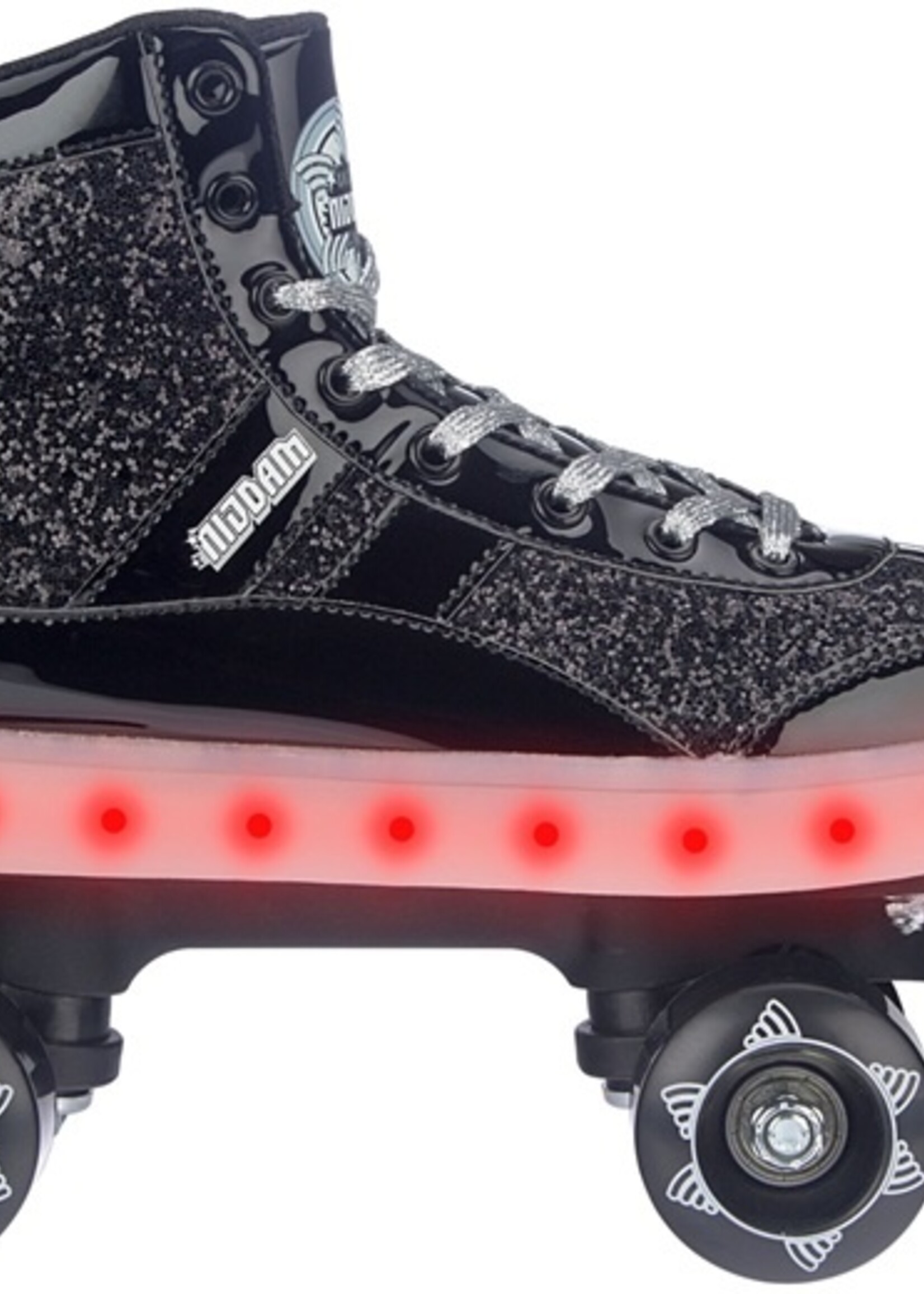 Nijdam 52TA Roller Skates Flashing Gliter and Glamour