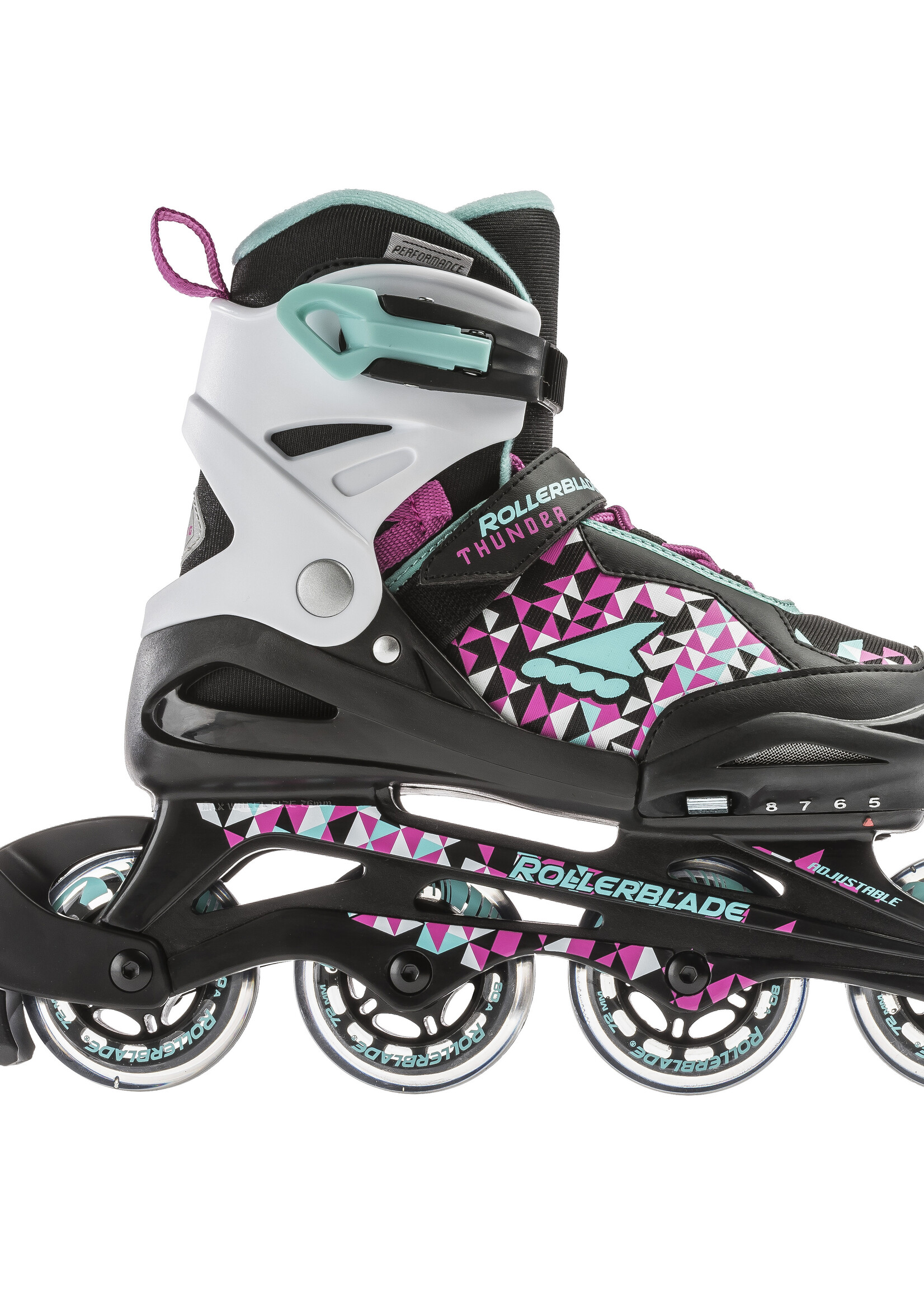 Rollerblade Rollerblade Thunder G zwart wit roze