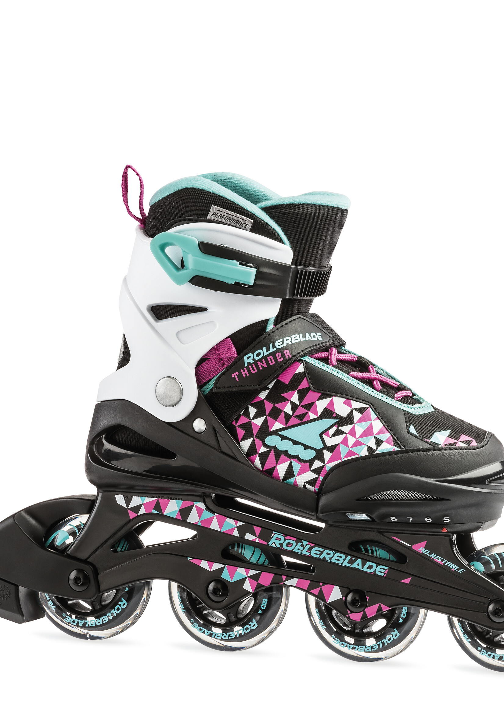 Rollerblade Rollerblade Thunder G zwart wit roze