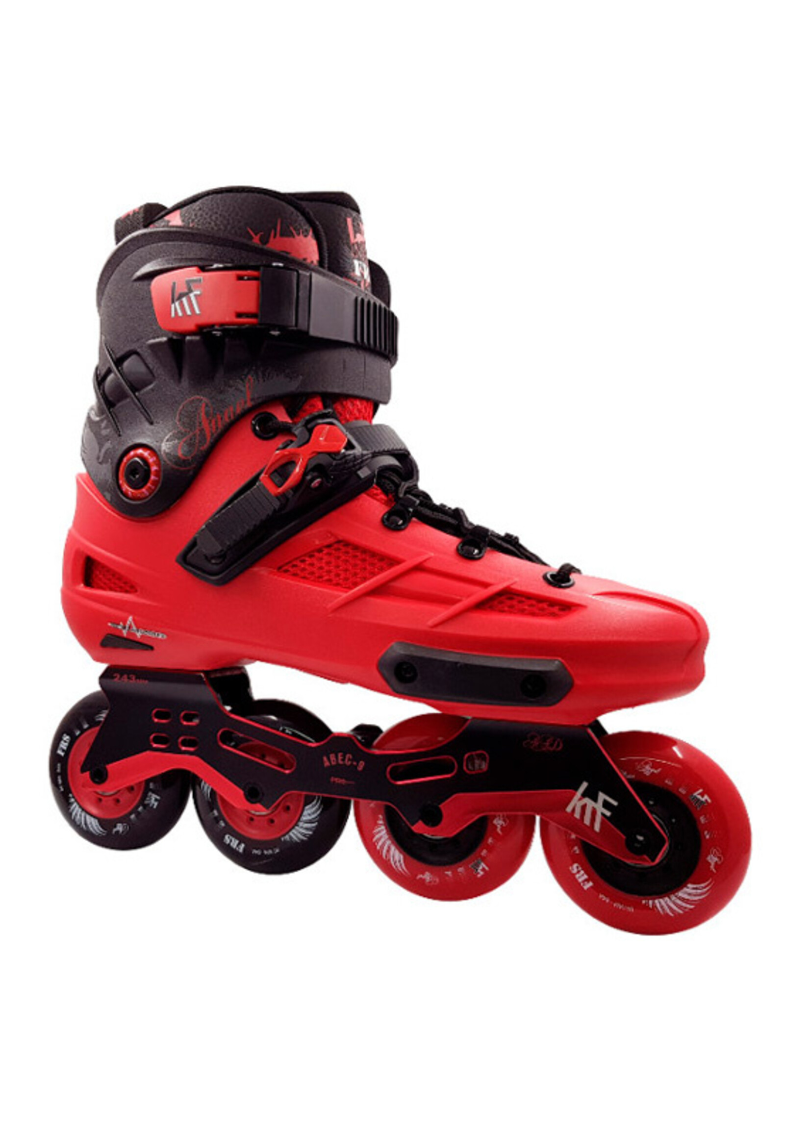 The New Urban Concept | KRF KRF Inline Freeskate Angel 4x80 Rood/Zwart