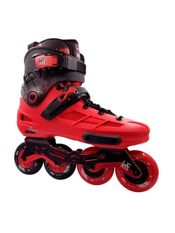 The New Urban Concept | KRF KRF Inline Freeskate Angel 4x80 Rood/Zwart