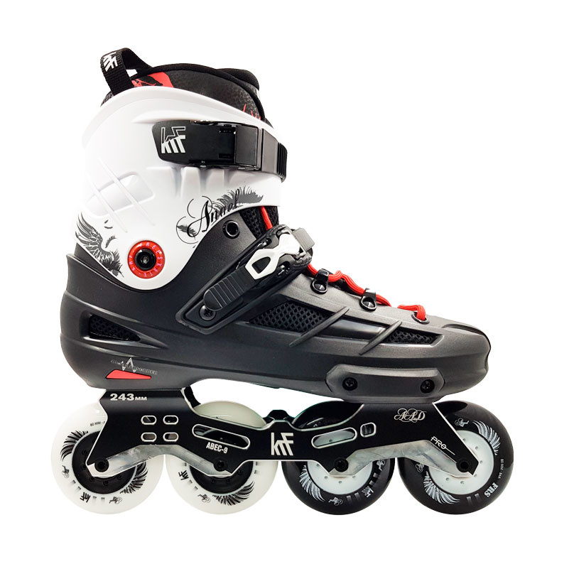 The New Urban Concept | KRF KRF Inline Freeskate Angel 4x80 Zwart/Wit