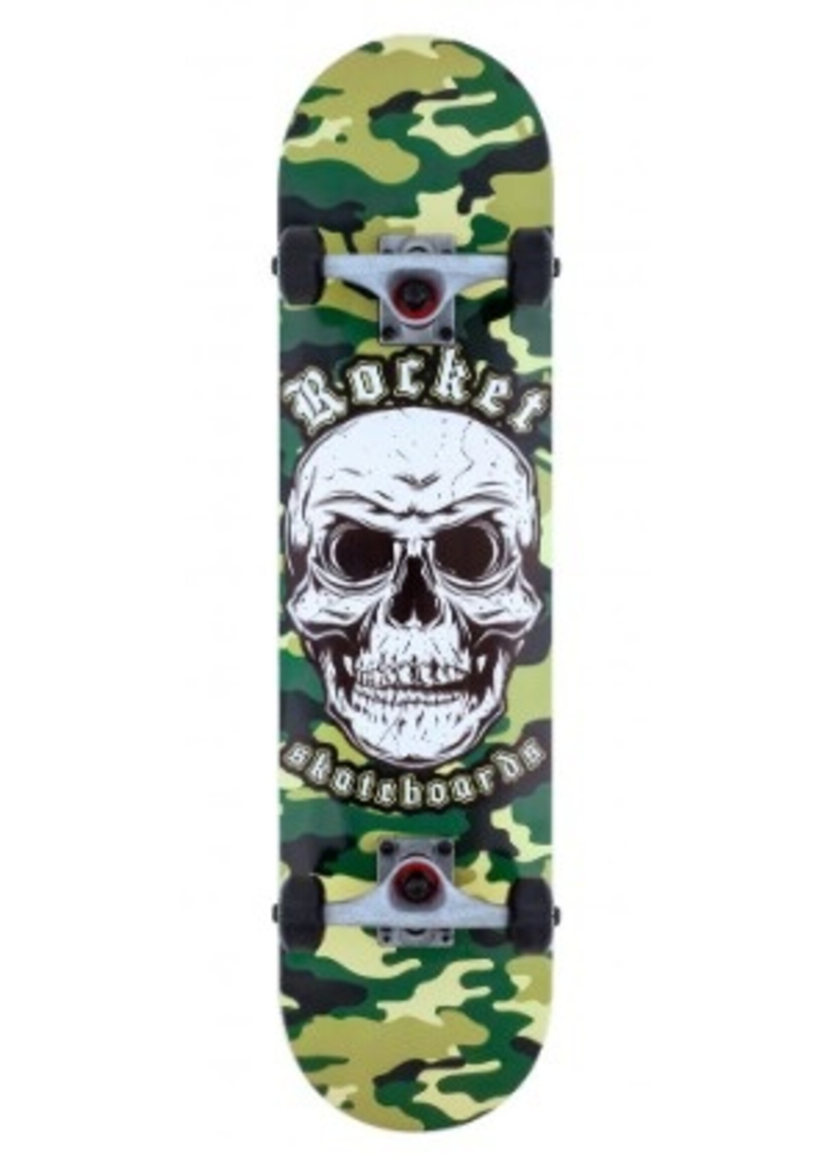 Rocket Rocket Complete Skateboard Combat Skull Camo