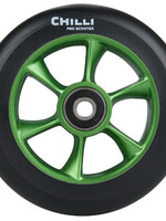 Chilli Wheel - turbo - 110mm - Groen PU/ core