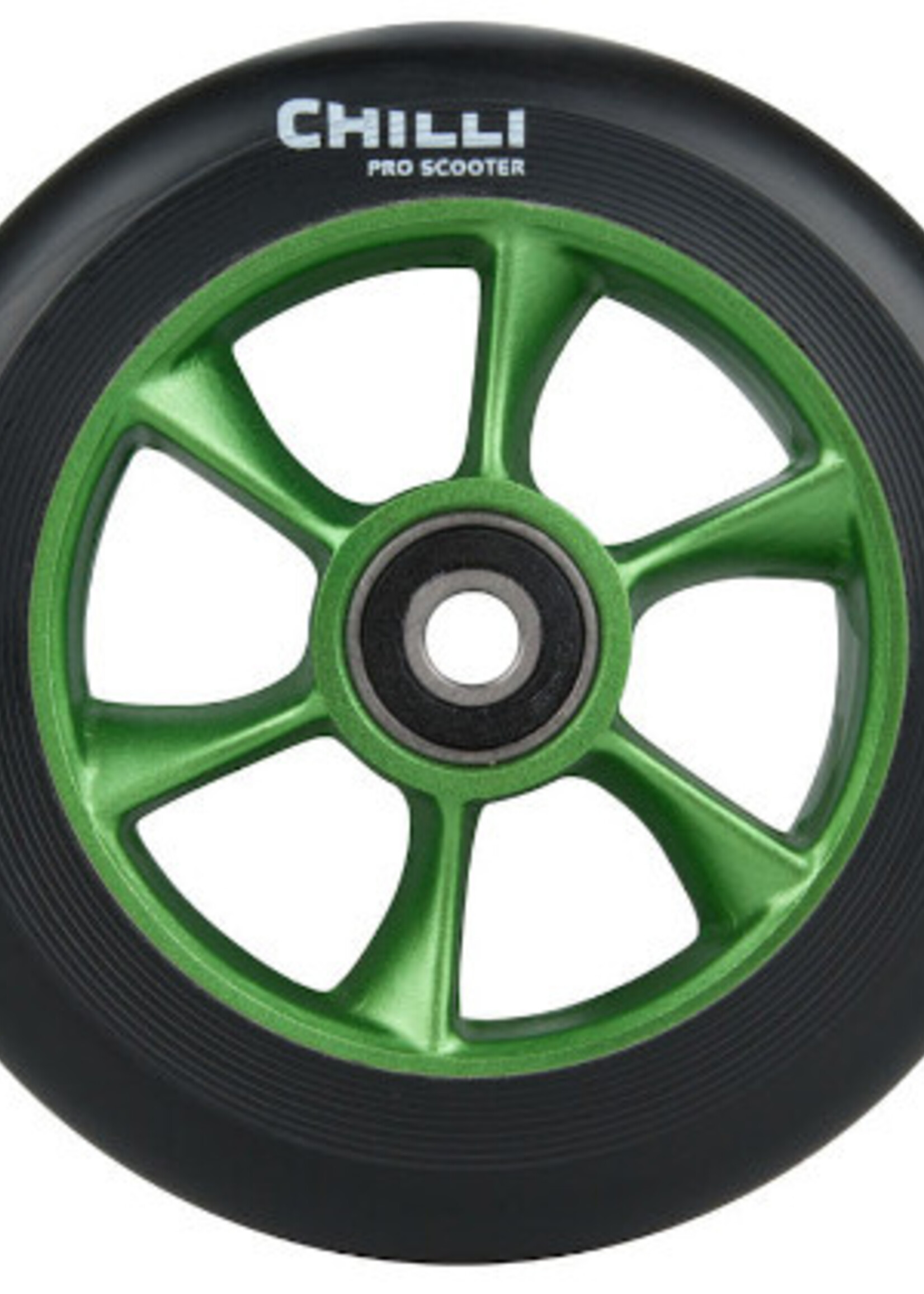 Chilli Chilli Wheel - turbo - 110mm - Groen PU/ core