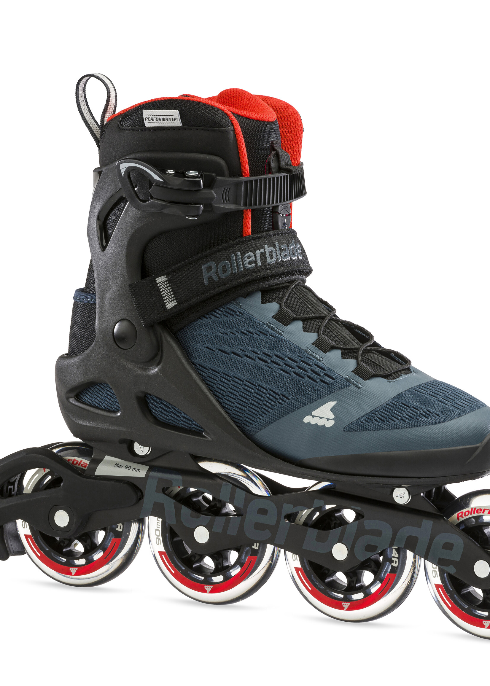 Rollerblade Macroblade 90 Orion-Bleu / Spicy-Orange