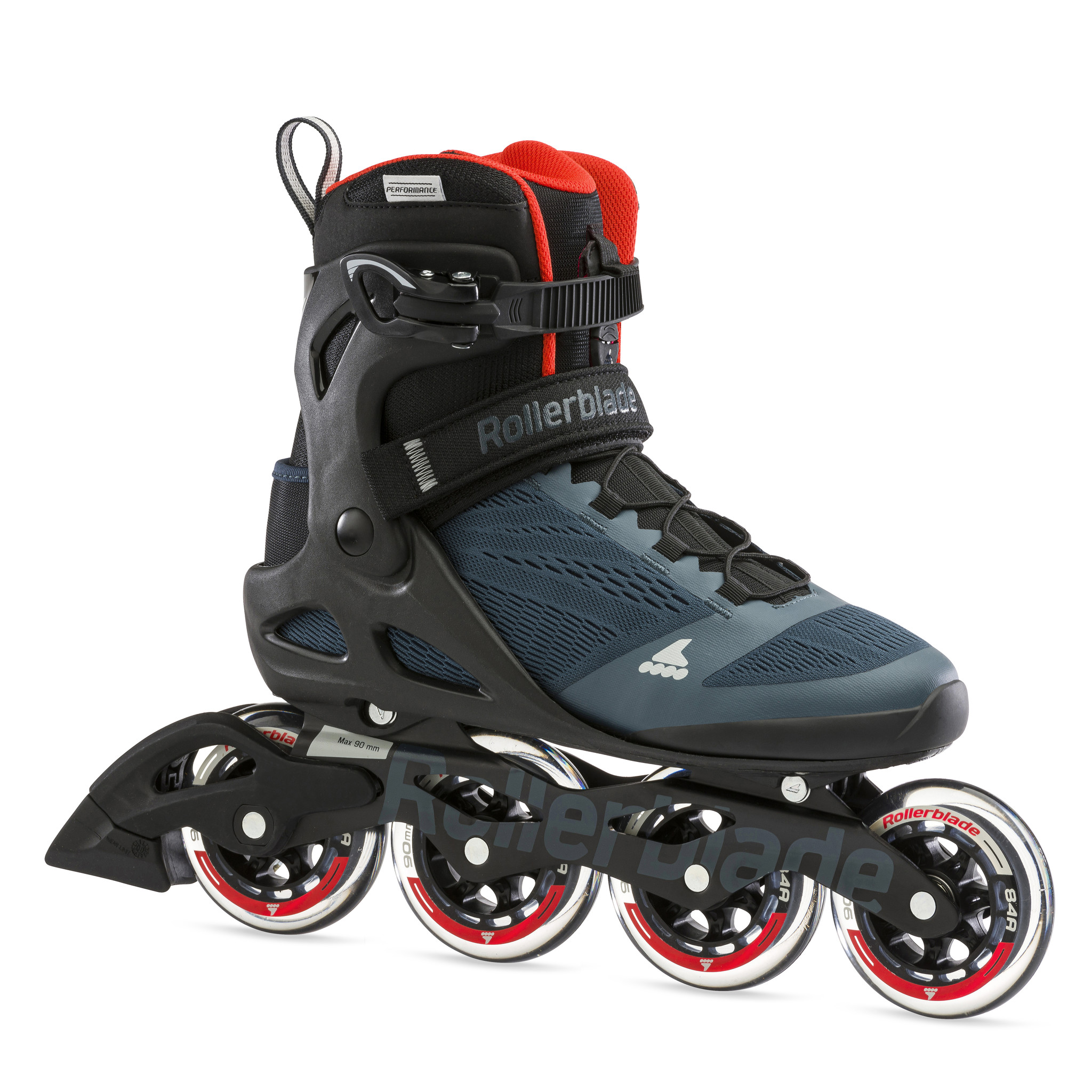 Rollerblade Macroblade 90 Orion-Bleu / Spicy-Orange