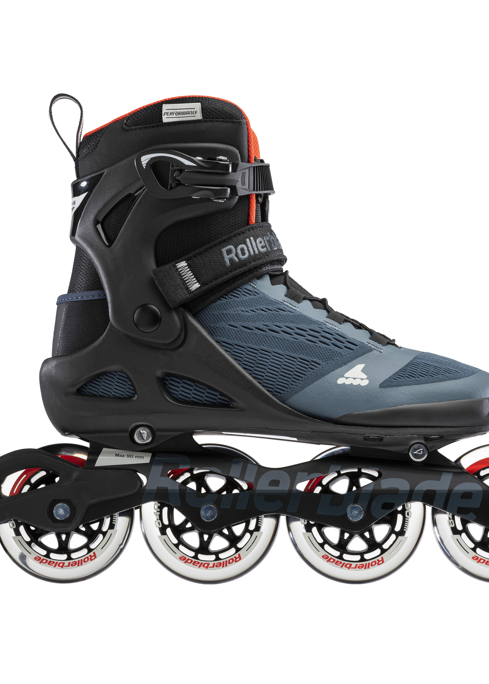 Rollerblade Macroblade 90 Orion-Bleu / Spicy-Orange