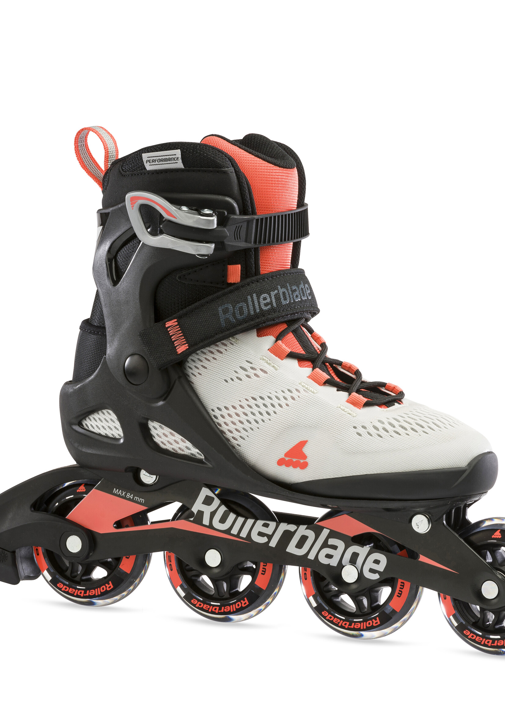 Rollerblade Macroblade 80 Glacier-Grey / Coral inline skates