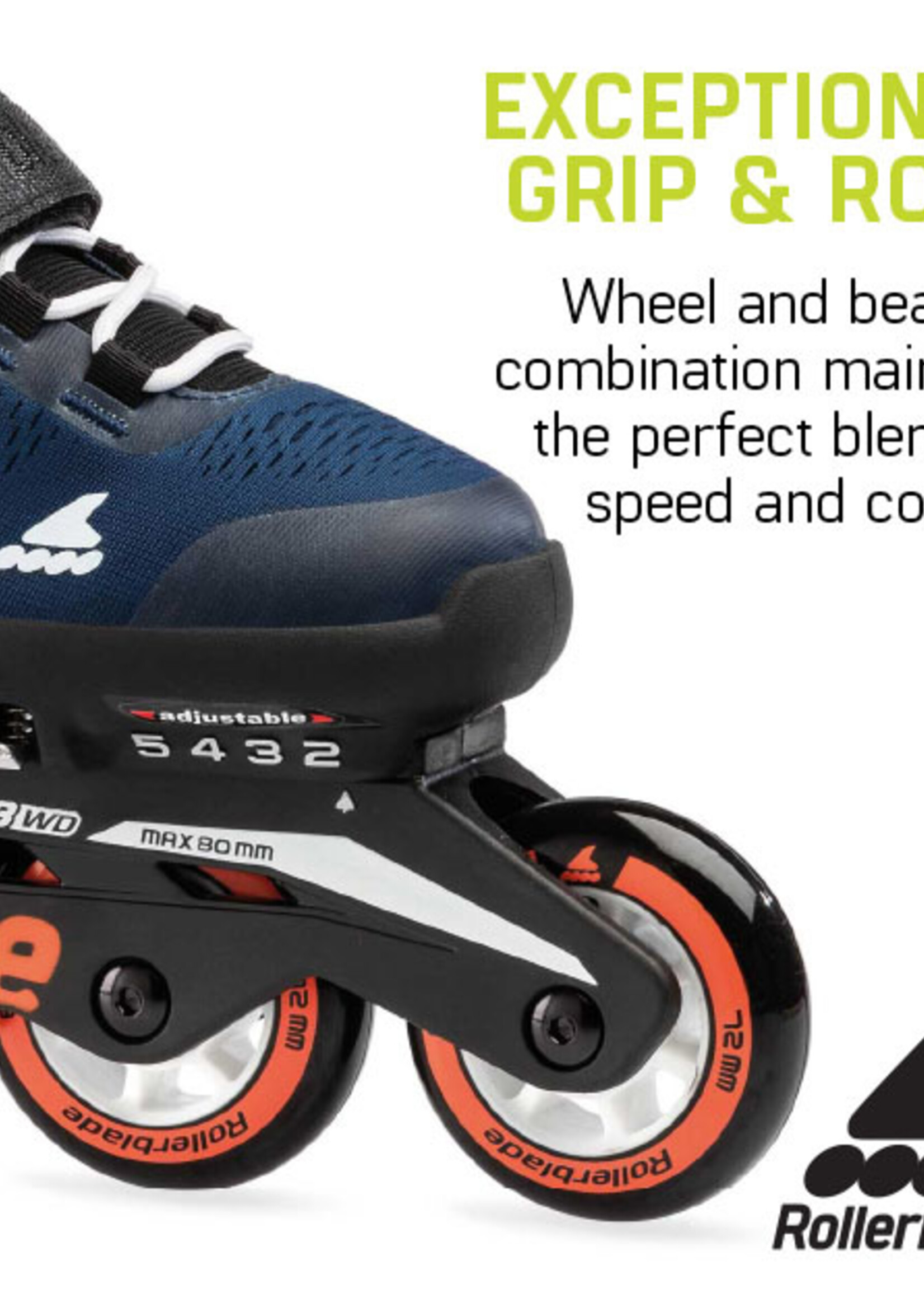 Rollerblade Rollerblade Microblade Midnight-Blue / Warm-Orange