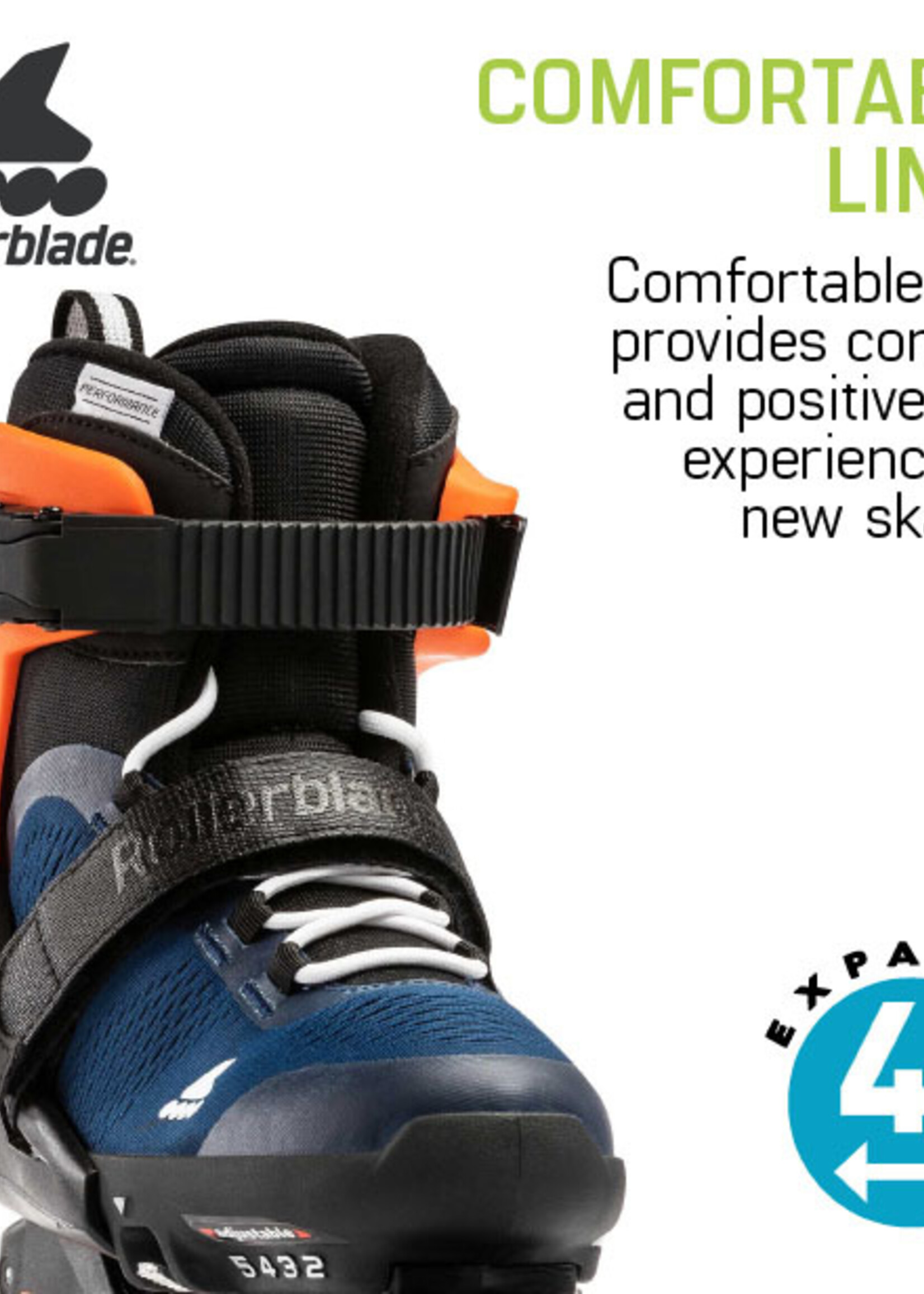 Rollerblade Rollerblade Microblade Midnight-Blue / Warm-Orange