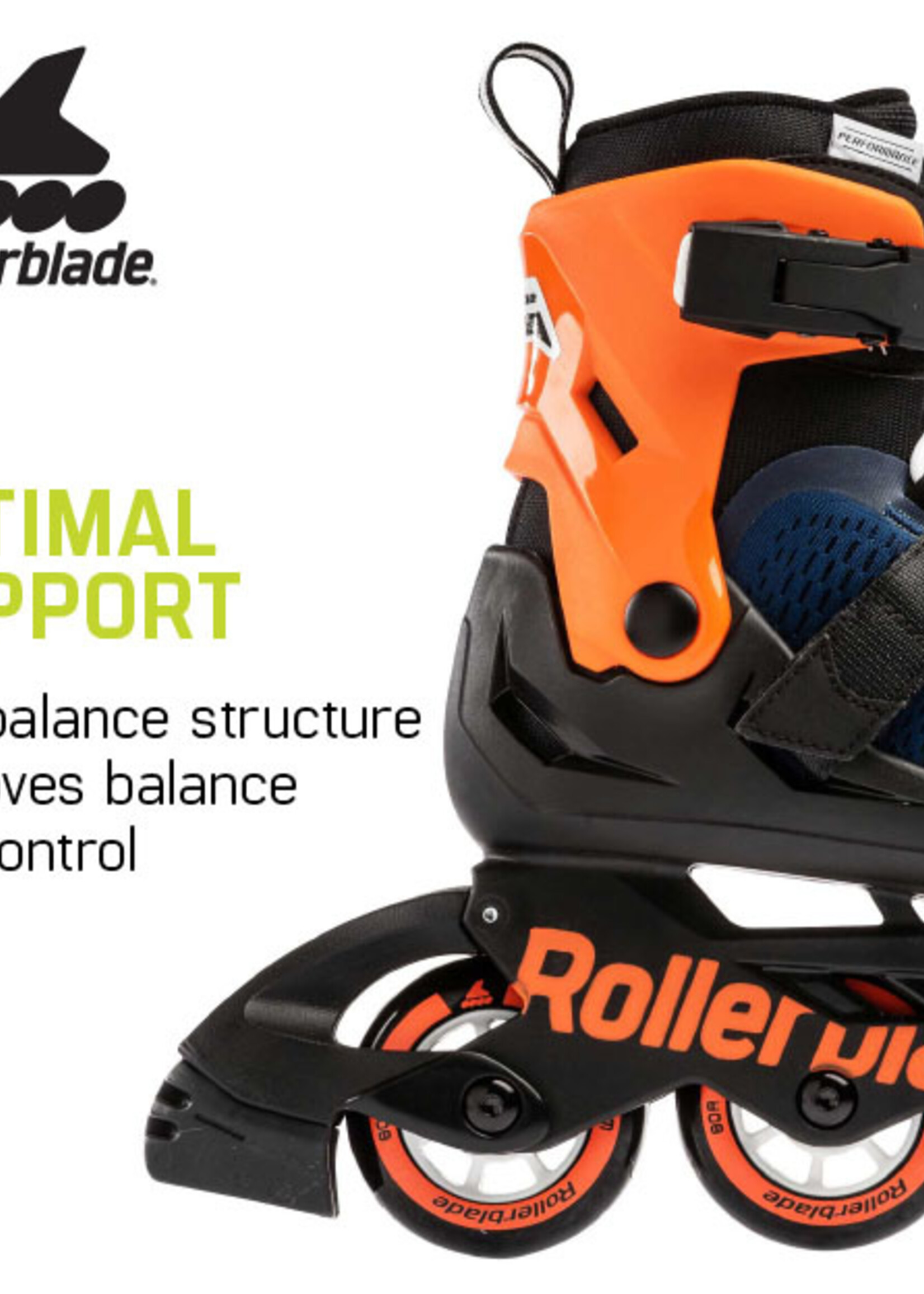 Rollerblade Rollerblade Microblade Midnight-Blue / Warm-Orange