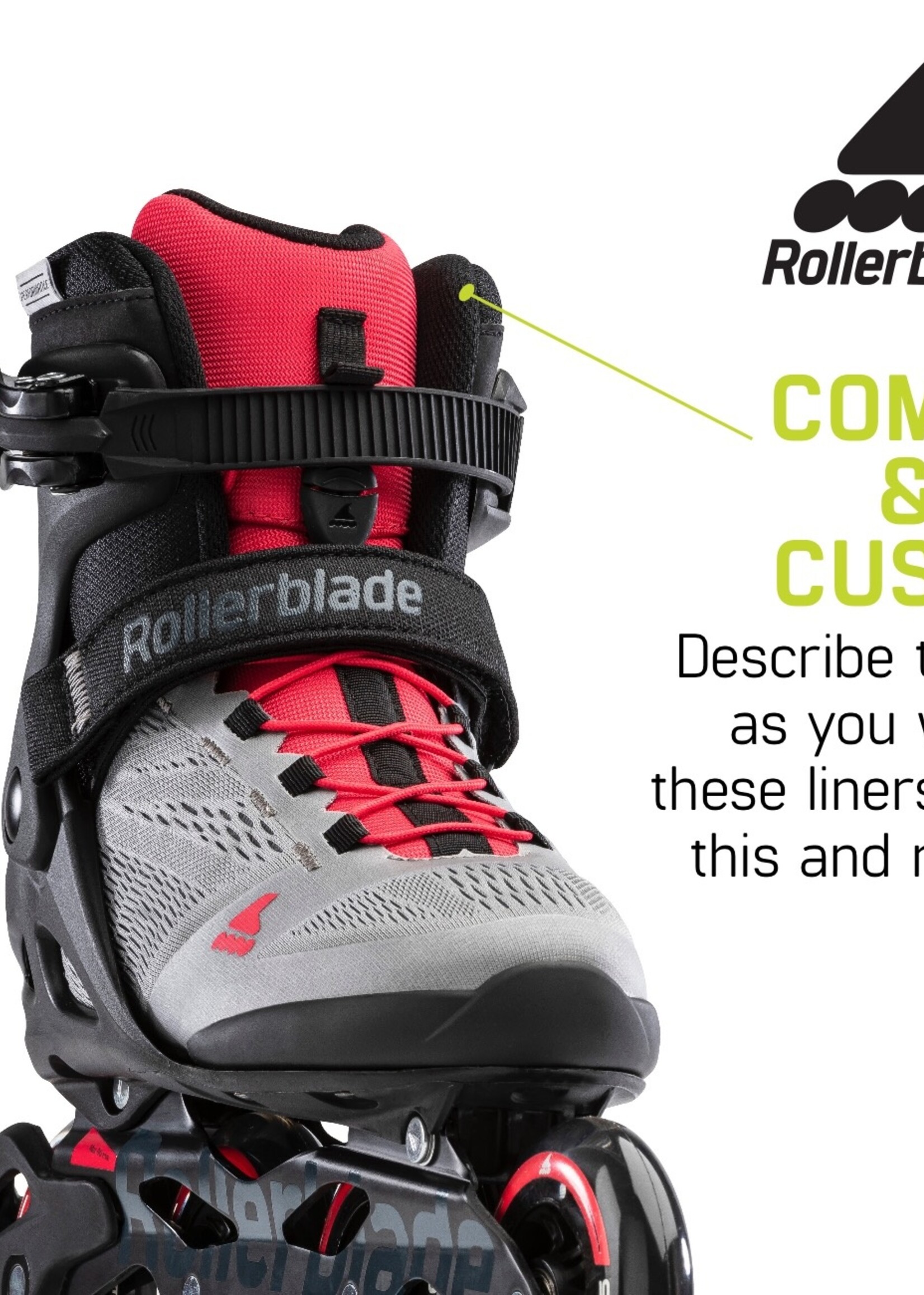 Rollerblade Macroblade 90 W Neutral-Grey / Paradise-Pink inline skates