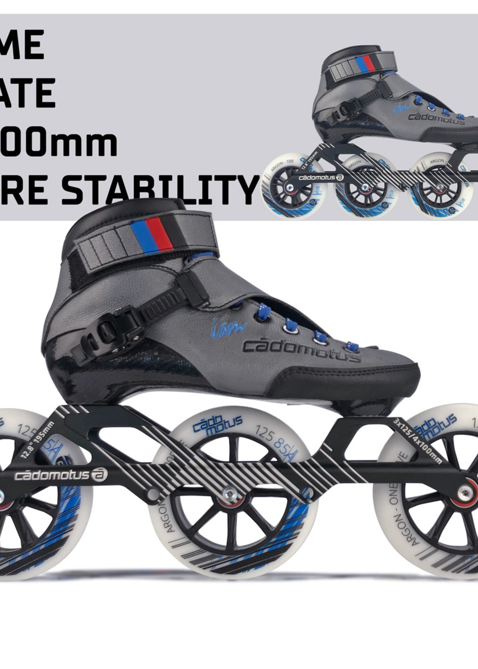 Cádomotus Cádomotus Agility-3 inline speed skate 3x125mm