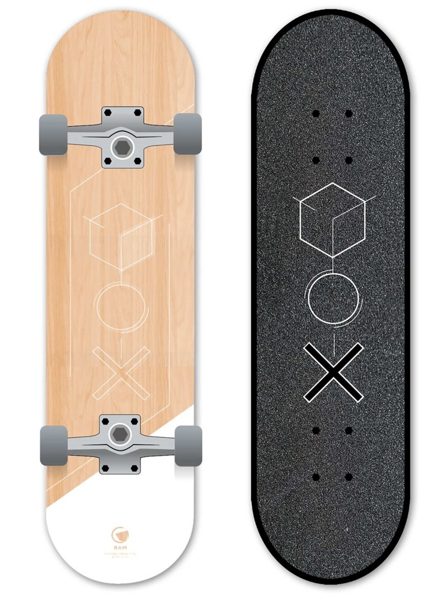 Ram Longboards Ram Signo Blanc