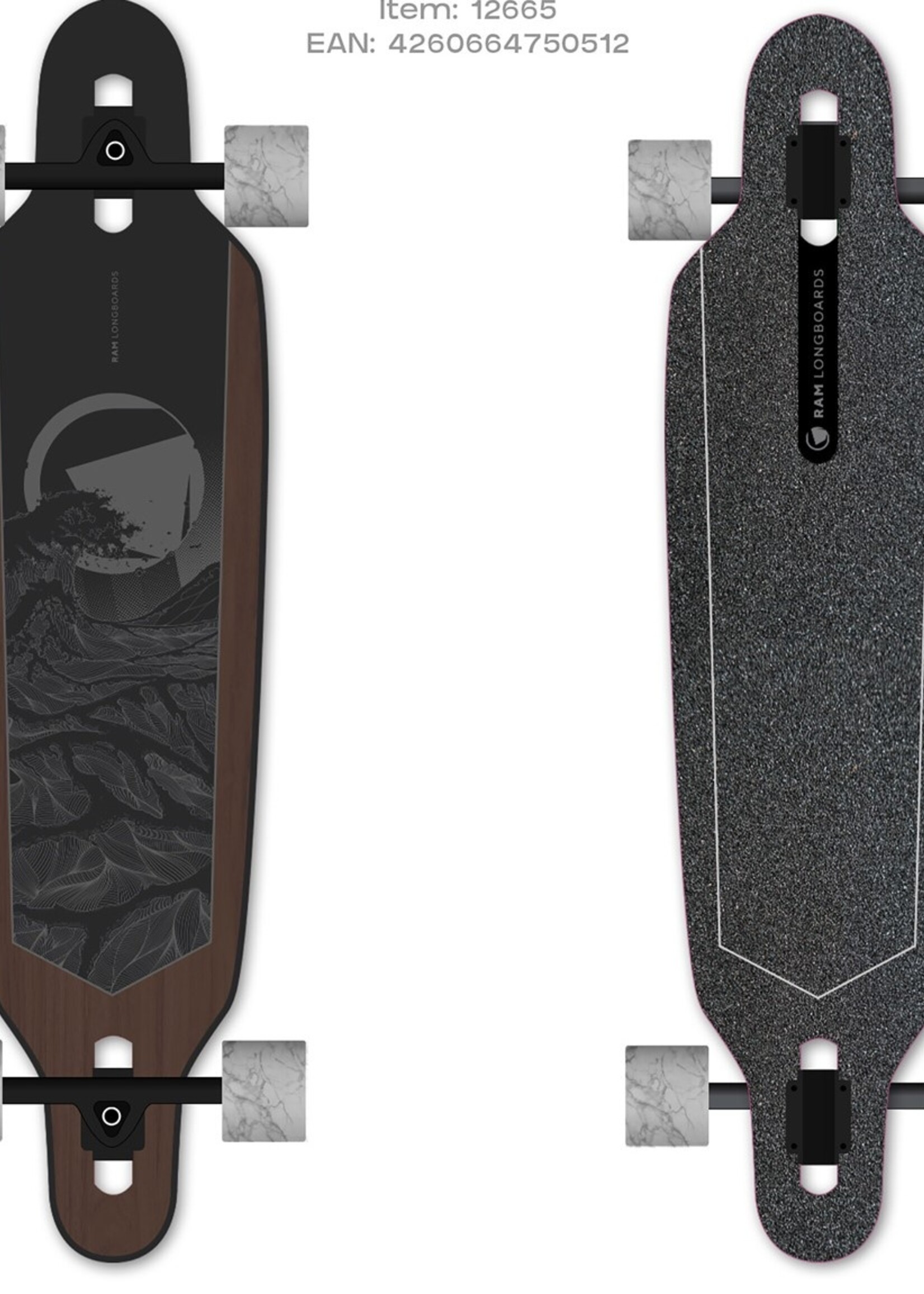 Ram Longboards Ram Solitary 38" Dark Shadow