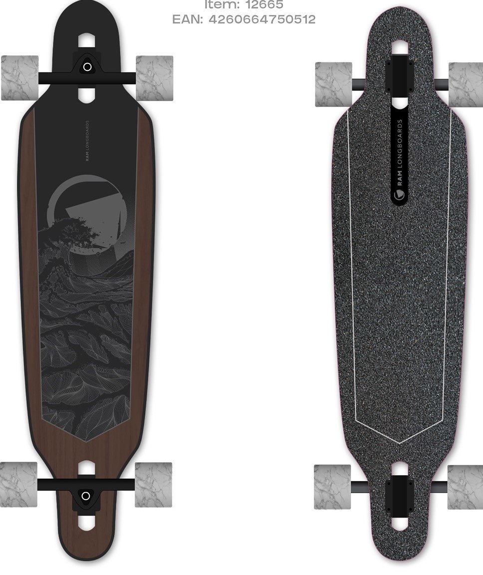 Ram Longboards Ram Solitary 38" Dark Shadow