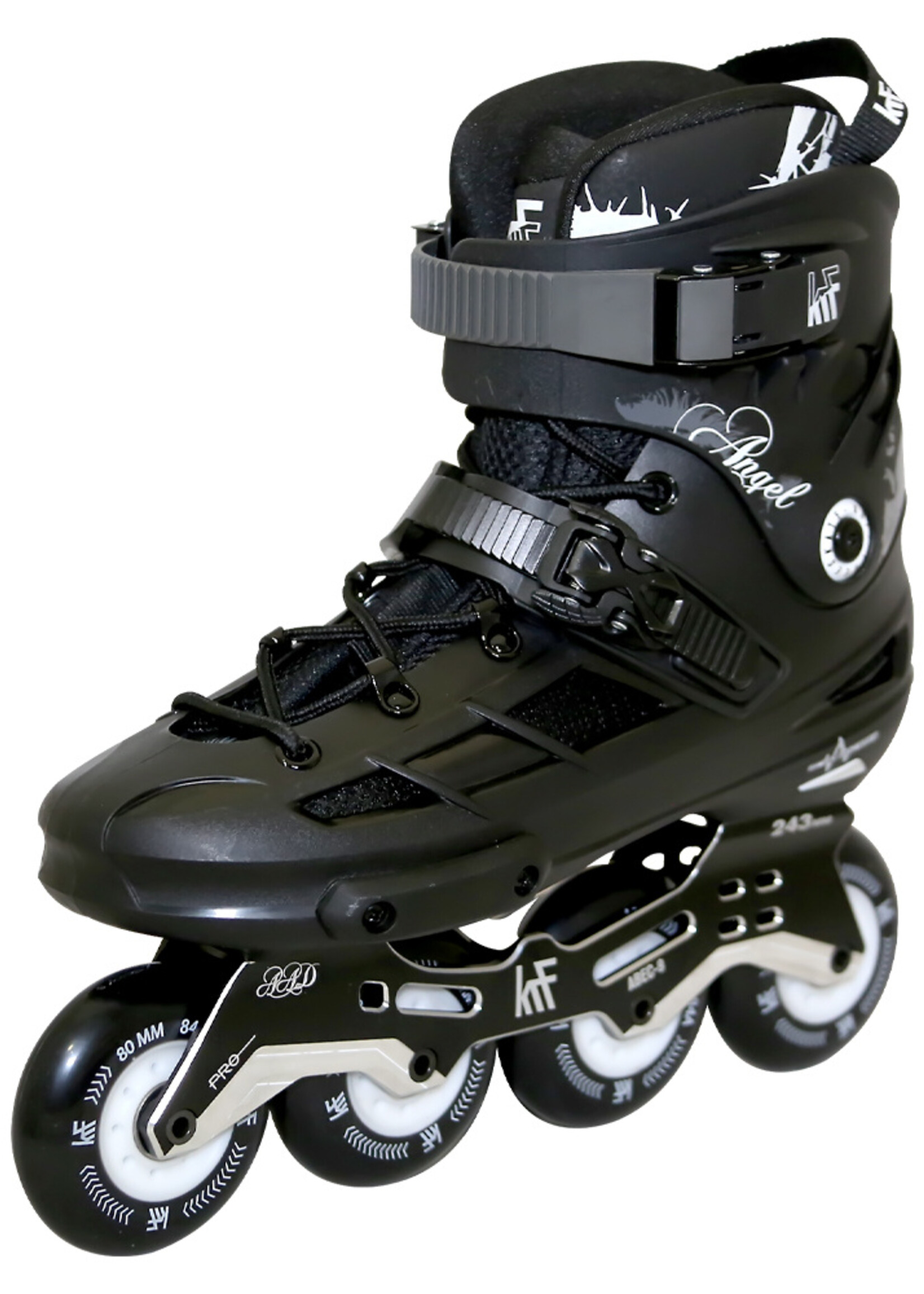 The New Urban Concept | KRF KRF Inline Freeskate Angel 4x80 Zwart