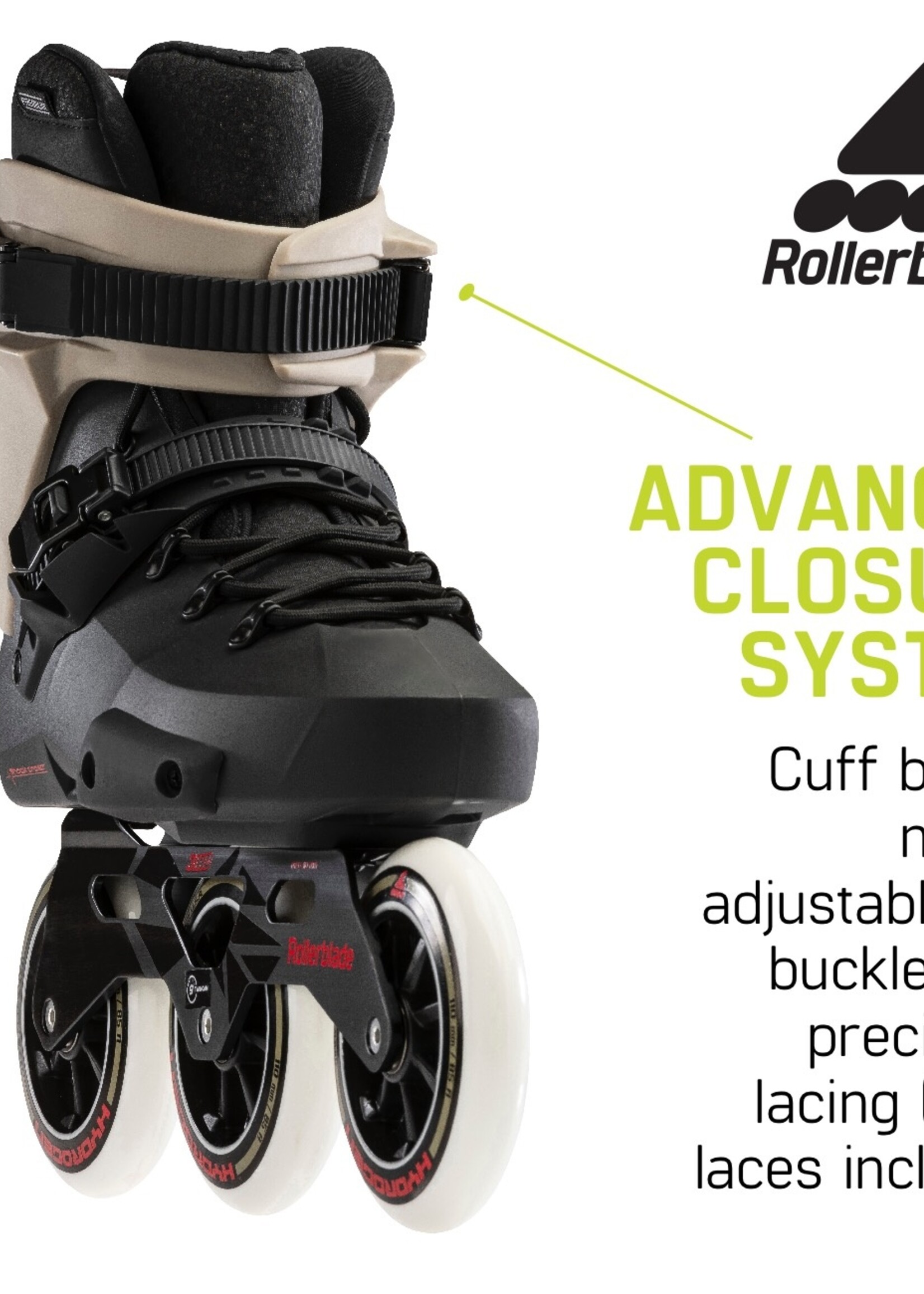 Rollerblade Twister Edge 110 3WD Black/Sand
